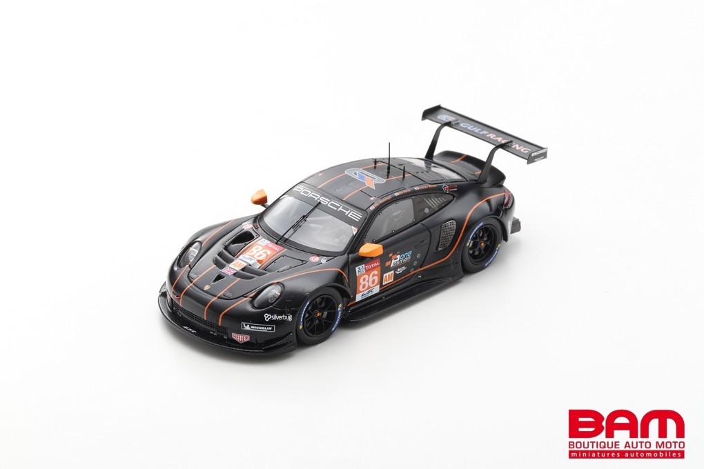 SPARK S7991 PORSCHE 911 RSR N°86 Gulf Racing 29ème 24H Le