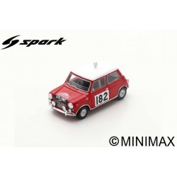 SPARK S1191 MORRIS Cooper S N°182 4ème Rallye Monte Carlo 1964 Timo Mäkinen - Patrick Vanson