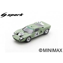 SPARK S4534 FORD GT40 N°14 24H Le Mans 1965 J. Whitmore - I. Ireland