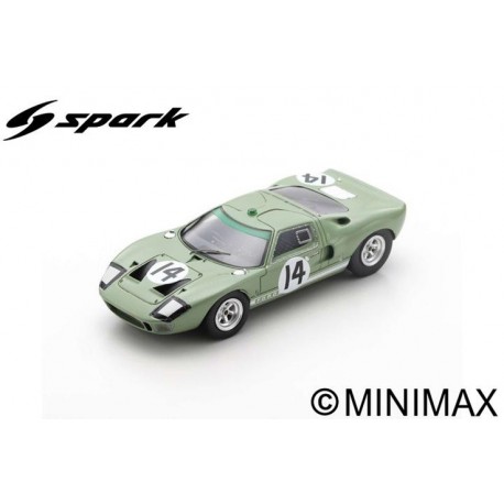 SPARK S4534 FORD GT40 N°14 24H Le Mans 1965 J. Whitmore - I. Ireland