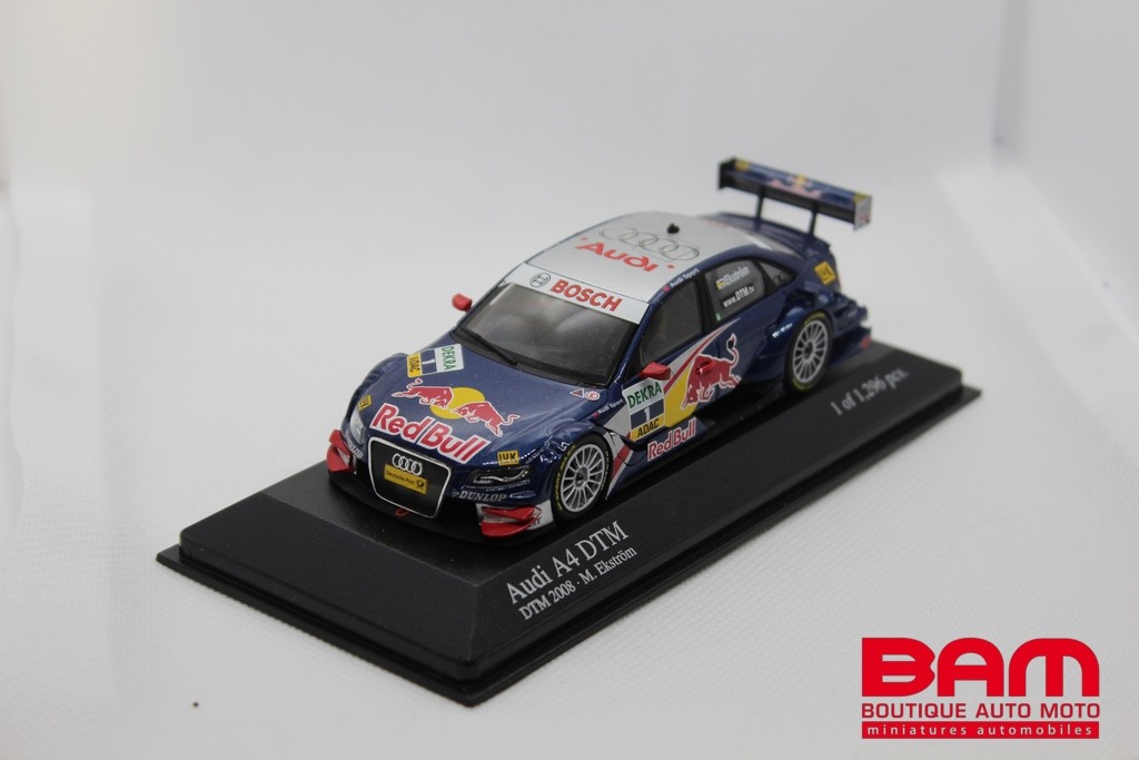 MINICHAMPS 400081801 AUDI A4 N°1 EKSTROM DTM 2008 1.43