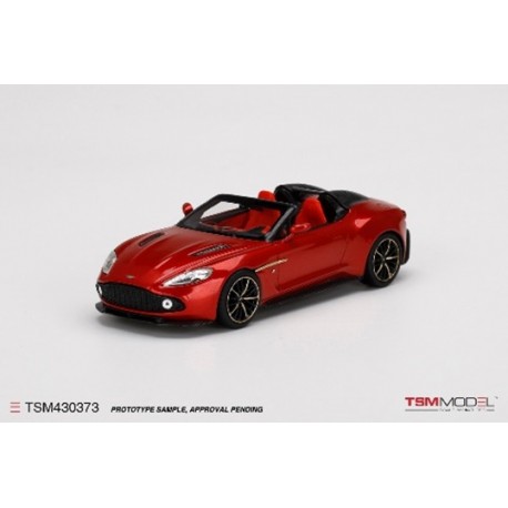 TRUESCALE TSM430373 ASTON MARTIN Vanquish Zagato Speedster Lava Red