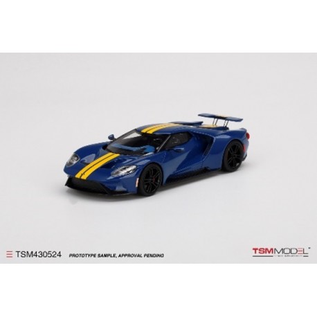 TRUESCALE TSM430524 FORD GT Sunoco Blue/Yellow