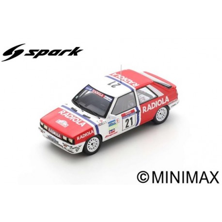 SPARK SF146 RENAULT 11 Turbo N°21 Tour de Corse Rallye de France 1987 Paul Rouby - Jean-Louis Martin (300ex)