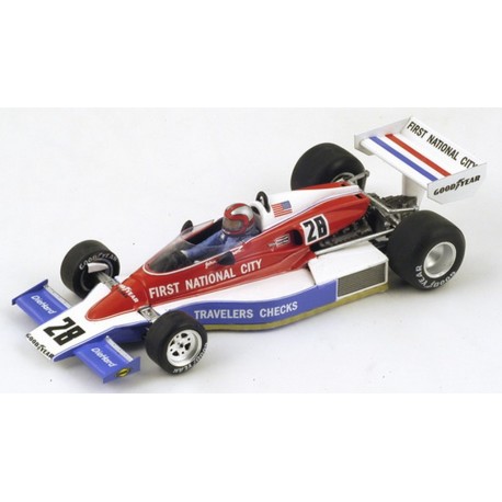 1/43 ペンスキー ATS-Penske PC4 #34 6th Long Beach GP 1977 J.P.Jarier  Penske PC4 Cosworth F1 ATS Racing Mampe Halb und Halb German GP 1977 Hans  Heyer