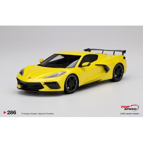 TOP SPEED TS0286 CHEVROLET Corvette Stingray 2020 Accelerate Yellow Metallic