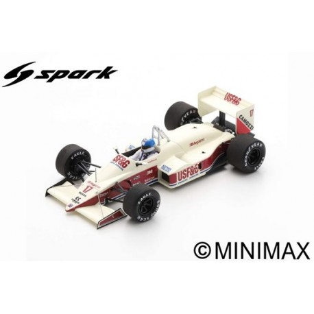 SPARK S3911 ARROWS A10B N°17 4ème GP Italie 1988 Derek Warwick