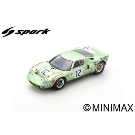 SPARK S4539 FORD GT40 N°12 24H Le Mans 1968 P. Salmon - E. Liddell