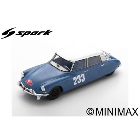 SPARK S5531 CITROEN DS19 N°233 2ème Rallye Monte Carlo 1963 Pauli Toivonen - Anssi Järvi