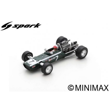 SPARK S6982 COOPER T86B N°7 3ème GP Monaco 1968 Lucien Bianchi