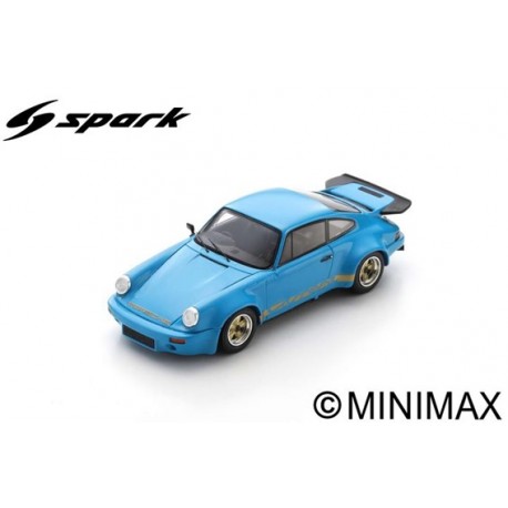 SPARK S7640 PORSCHE 911 RS 3.0 1974 Chassis n°9114609092 RHD Bleu