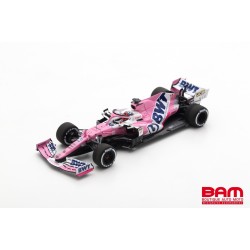 SPARK S6485 RACING Point RP20 N°11 BWT Racing Point F1 Team Vainqueur GP Sakhir 2020 Sergio Perez avec Pit Board