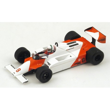 SPARK S4301 MCLAREN MP4/1 N°8 GP F1 Monaco 1981