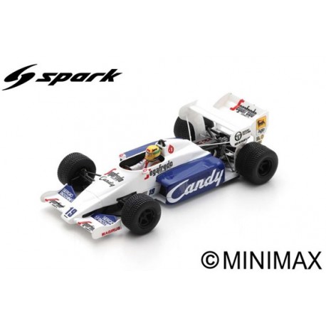 SPARK S2778 TOLEMAN TG184 N°19 2ème GP Monaco 1984 Ayrton Senna
