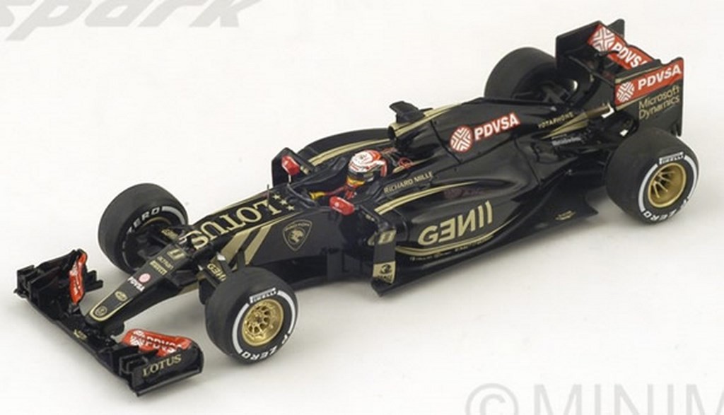 Minichamps F1 1/43 Lotus E23 Mercedes #8 Romain Grosjean 2015