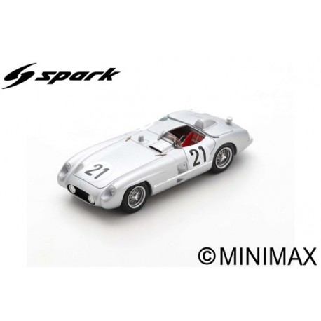 SPARK S4735 MERCEDES-BENZ 300 SLR N°21 24H Le Mans 1955 K. Kling - A. Simon
