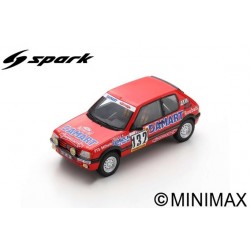SPARK S9456 PEUGEOT 205 GTI N°132 Rallye Monte Carlo 1986 François Delecour - Anne-Chantal Pauwels