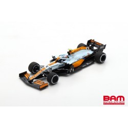 SPARK S7679 MCLAREN MCL35M N°4 McLaren 3ème GP Monaco 2021 -Lando Norris avec N°3 Board