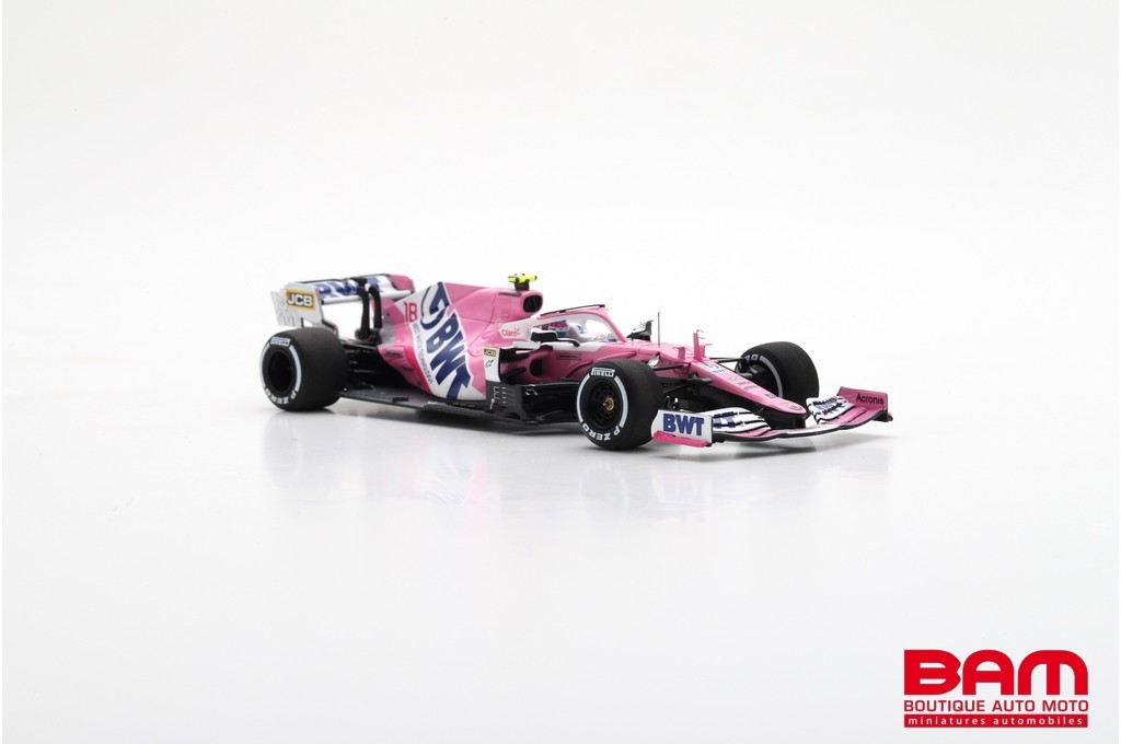 Figurine Spark Model Racing Point RP20 Stroll Belgian GP 2020 échelle 1:43 - Neuf