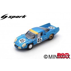 S5687 ALPINE A210 N°46 9ème 24H Le Mans 1967 -H. Grandsire - J. Rosinski