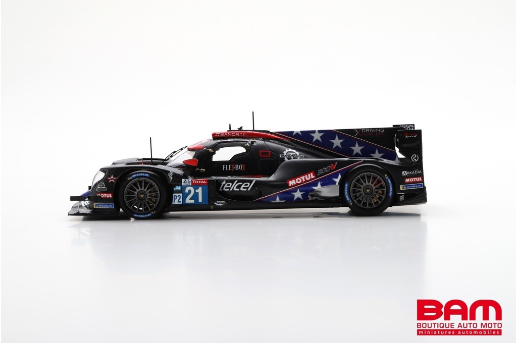 Miniature Spark S7962 - ORECA 07 Gibson N°21 DragonSpeed USA, 24H Le Mans 2020, 1/43, Résine