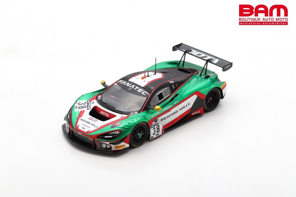 Miniature Spark Mclaren 720S GT3 N°38 - 24H Spa 2021 - Pilotes Bell, Wilkinson, Barnicoat - 1/43