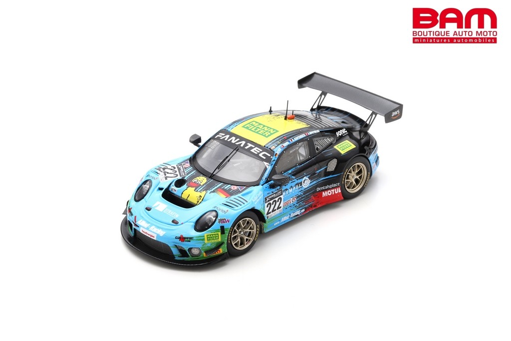 Amazon.co.jp: SPARK 1/43 ミニカー 911 GT3 R No.222 Team