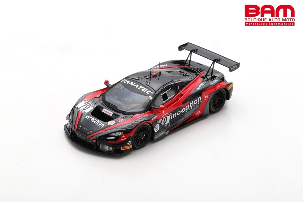 ミニカー　1/43 McLaren 720S GT3 #70 Inception Racing 24H Spa 2021 O. Millroy - B. Iribe - K. Madsen - J. Pepper [SB453] Spark 1/43 McLaren 720S GT3 No.70 Inception Racing 24H Spa