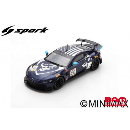 SPARK US106 ASTON MARTIN Vantage GT4 N°210 100ème Podium Pirelli GT4 America Austin 2020 M. Dinan (300ex)