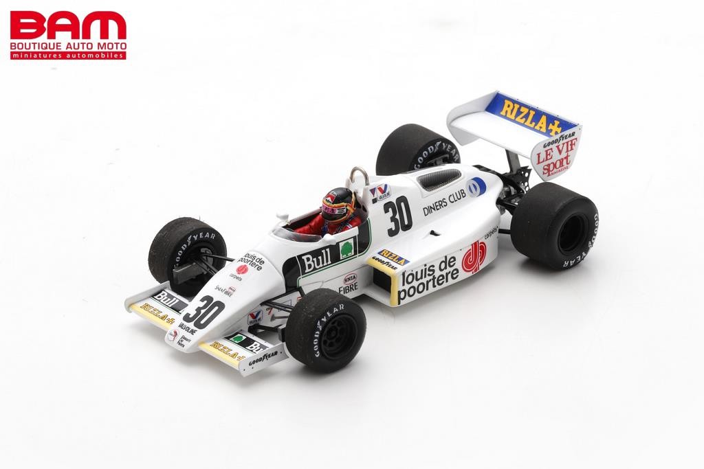 SPARK S5786 ARROWS A6 N°30 GP Belgique 1983 Thierry Boutsen - Boutique Auto  Moto / SPARK