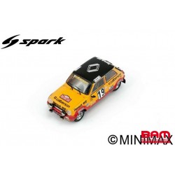 SPARK S6030 RENAULT 5 Alpine Gr2 N°19 2ème Rallye Monte Carlo 1978 Ragnotti - Andrié
