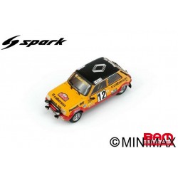 SPARK S6035 RENAULT 5 Alpine Gr2 N°12 3ème Rallye Monte Carlo 1978 Fréquelin - Delaval
