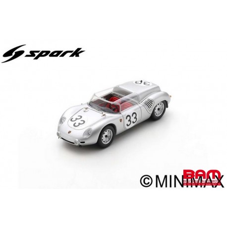 SPARK S9728 PORSCHE RS 60 N°33 24H Le Mans 1960 J. Bonnier - G