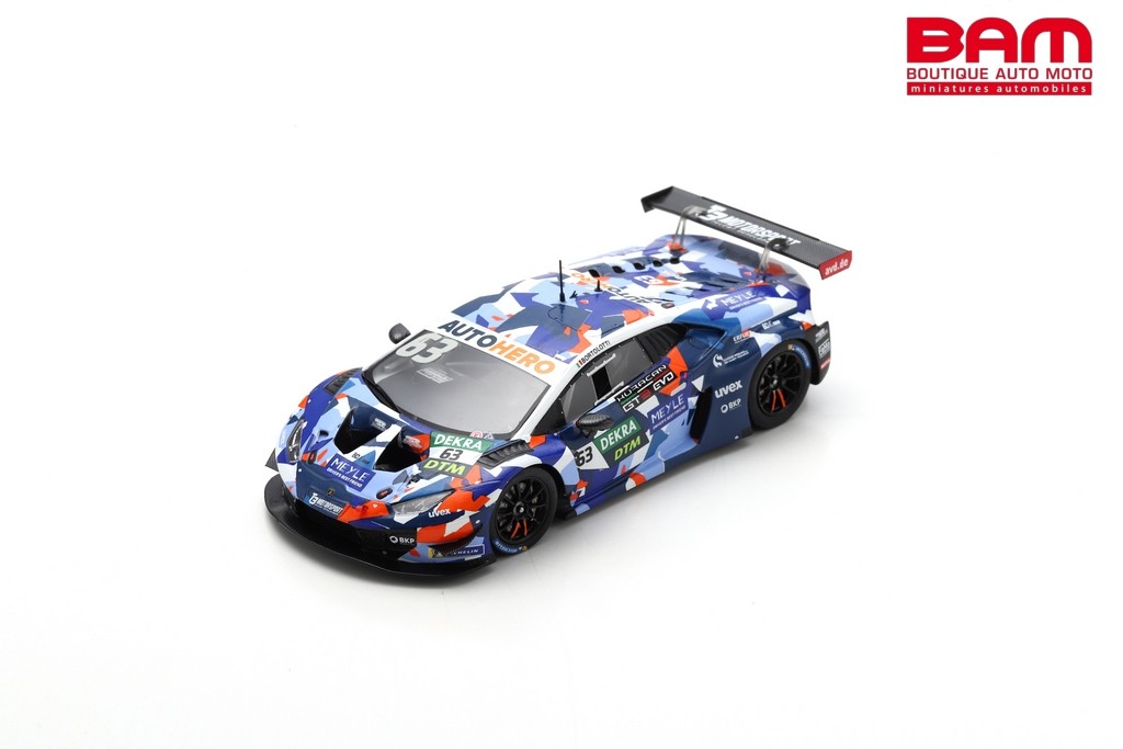 SPARK SG805 LAMBORGHINI Huracan GT3 Evo N°63 T3 Motorsport Assen DTM 2021  -Mirko Bortolotti (300ex) - Boutique Auto Moto / SPARK