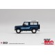 MINI GT MGT00353-L LAND ROVER Defender 90 County Wagon Stratos Blue (1/64)