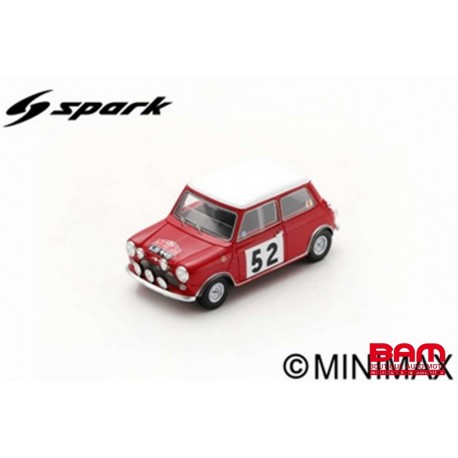 SPARK S1193 BMC Cooper S N°52 Vainqueur Rallye Monte Carlo 1965 -T. Mäkinen - P. Easter