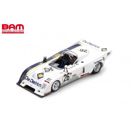 Miniature Spark 1/43 - Chevron B36 N°27 - 24H Du Mans 1976 - Servanin & Ferrier - Résine