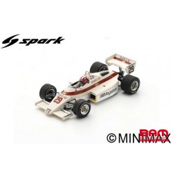 SPARK S5787 ARROWS A6 N°29 GP Detroit 1983 Marc Surer