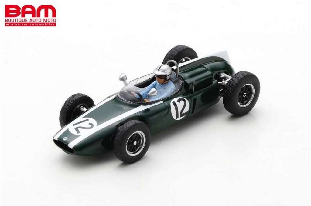 Spark S8070 COOPER T55 N°12 3ème GP Italie 1961 Bruce McLaren 1/43