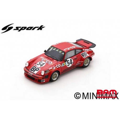 SPARK S9818 PORSCHE 934 N°54 24H Le Mans 1976 H. Striebig - A-C. Verney - H. Kirschoffer