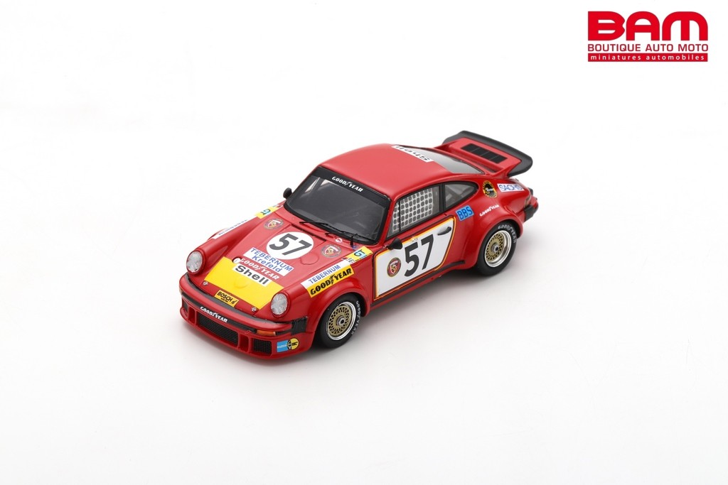 Diecast model cars Porsche 934 1976 1/18 Spark No.65 24h Le Mans 1:18