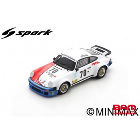 SPARK S9822 PORSCHE 934 N°70 24H Le Mans 1976 -"Beurlys" - N. Faure - J. Goss