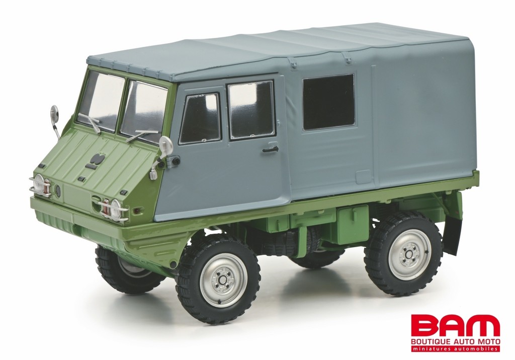 SCHUCO 450044000 Steyr Puch Haflinger 1:18 - Boutique Auto Moto