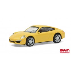 SCHUCO 452659900 PORSCHE 911 Carrera S yellow 1:87
