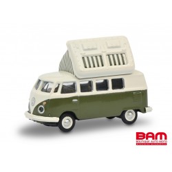 SCHUCO 452660400 VOLKSWAGEN T1c Campingbus green/white 1:87