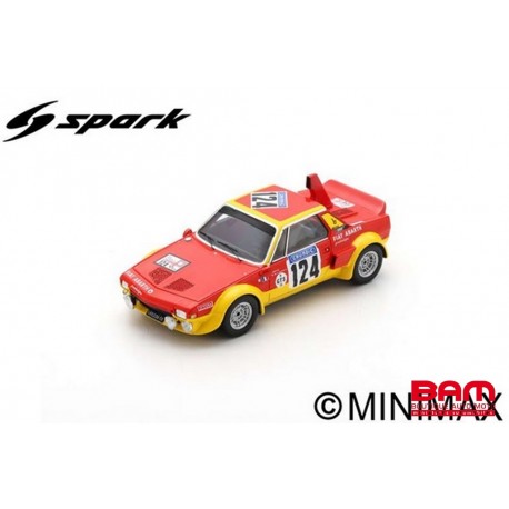 SPARK SF265 FIAT X 1/9 Abarth N°124 Tour de France Automobile 1974 C. Beckers - M. de la Grandrive (300ex)
