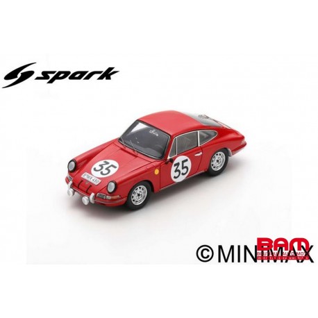 SPARK S9735 PORSCHE 911S N°35 24H Le Mans 1966 J. Kerguen - "Franc"
