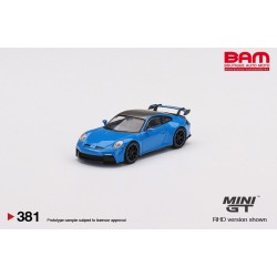 MINI GT MGT00381-L PORSCHE 911 (992) GT3 Shark Blue