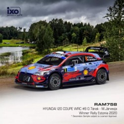 IXO IXORAM758 HYUNDAI I20 WRC N°8 TANAK ESTONIE 2020