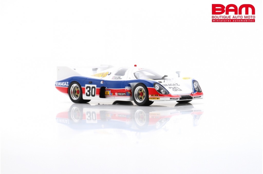 Miniature Spark 1/43 – Rondeau M382 N°50 – 24H Du Mans 1984 – Yver/De Dryver